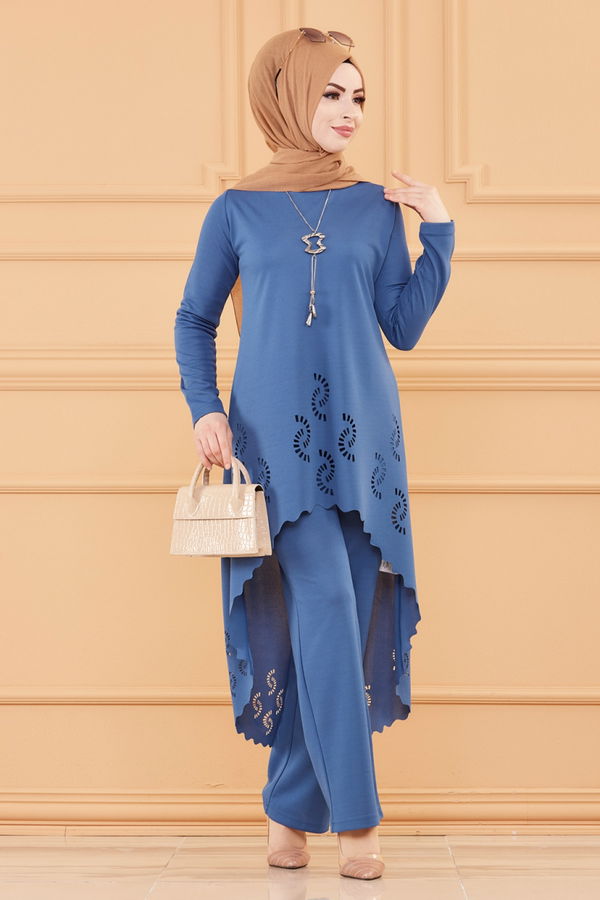 TUNIK PANTOLON Mavi - 3602 MAVİ
