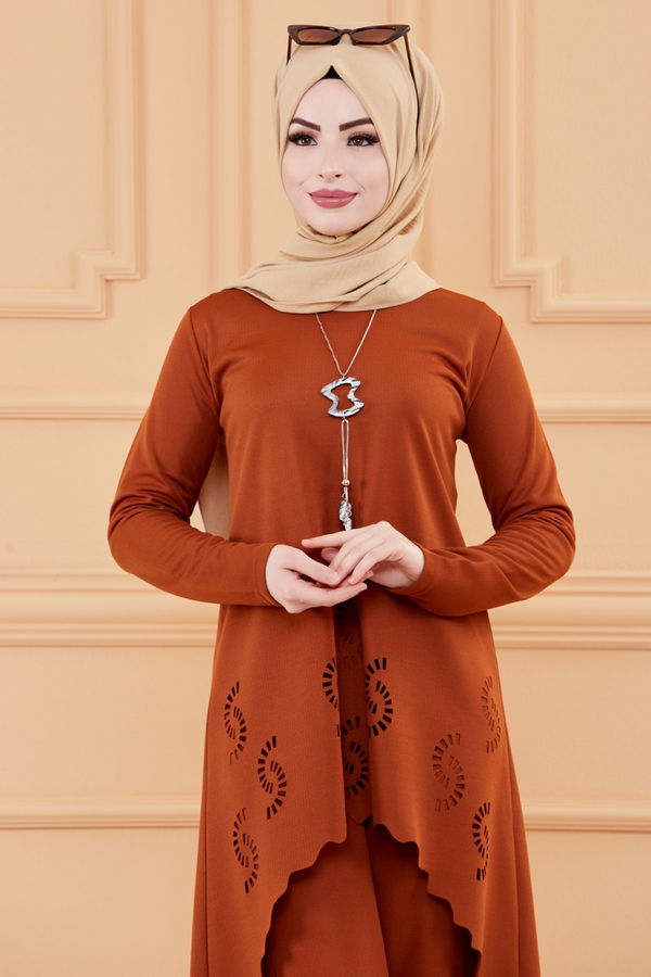 TUNIK PANTOLON Kiremit - 3602 KİREMİT