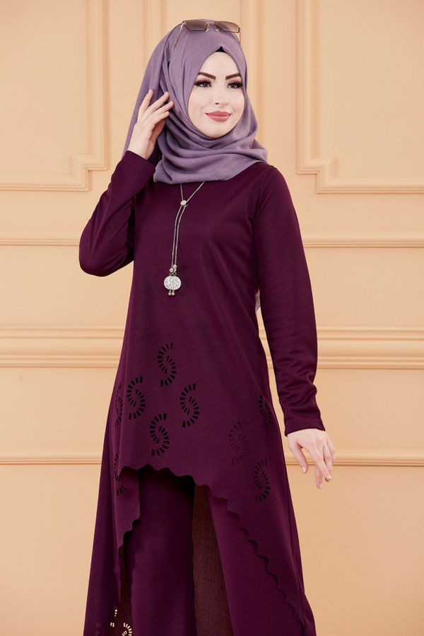 TUNIK PANTOLON Mürdüm - 3602