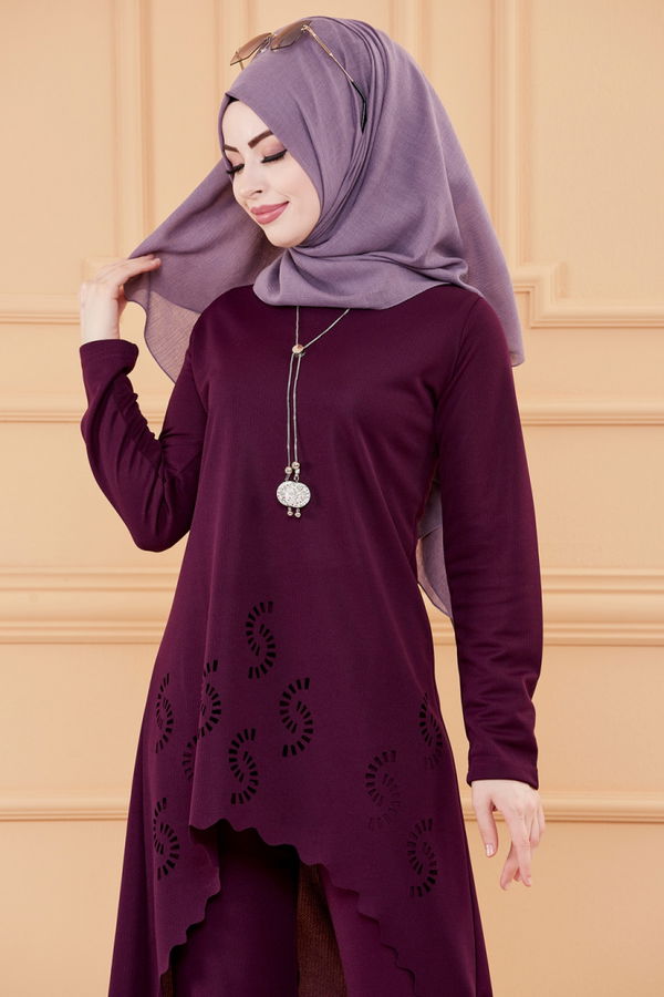 TUNIK PANTOLON Mürdüm - 3602