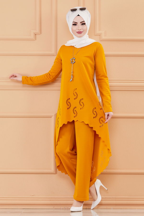 TUNIK PANTOLON Sarı - 3602