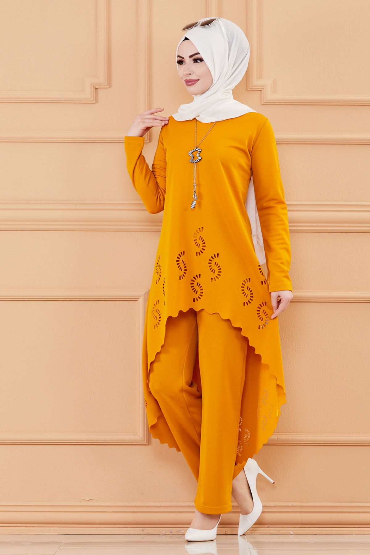 TUNIK PANTOLON Sarı - 3602