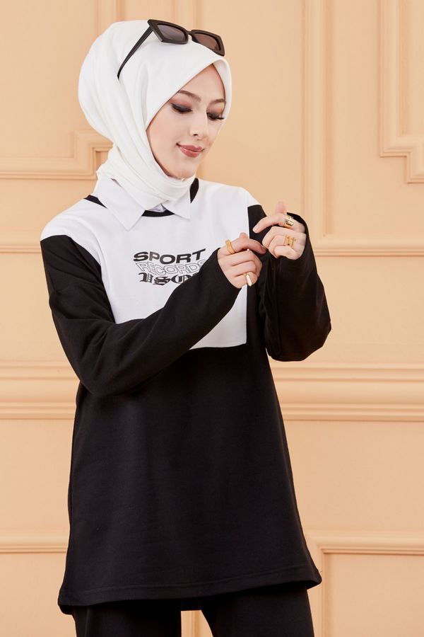 TUNIK PANTOLON Siyah - 8736