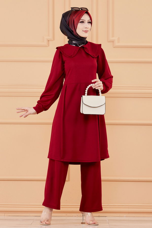 TUNIK PANTOLON Bordo - 3605 BORDO