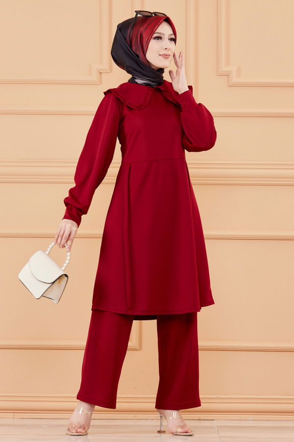 TUNIK PANTOLON Bordo - 3605 BORDO