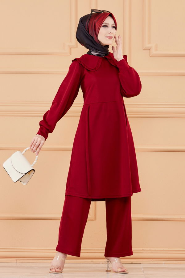TUNIK PANTOLON Bordo - 3605 BORDO