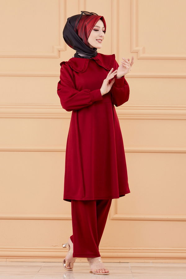 TUNIK PANTOLON Bordo - 3605 BORDO