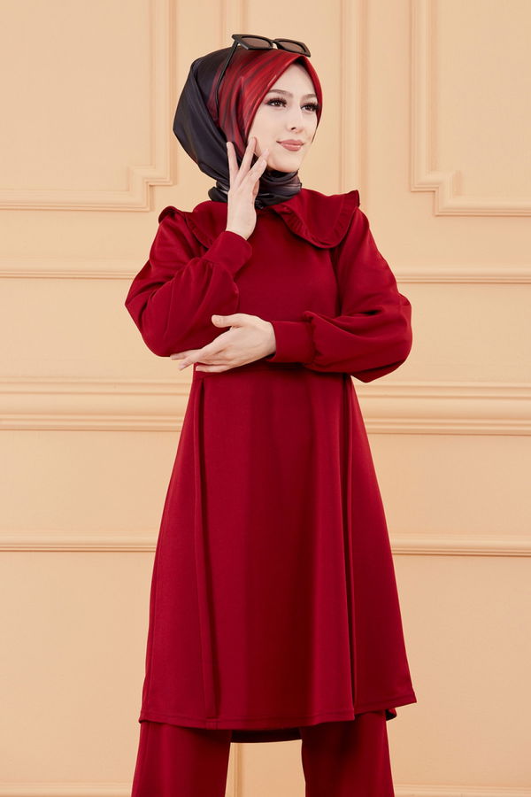 TUNIK PANTOLON Bordo - 3605 BORDO