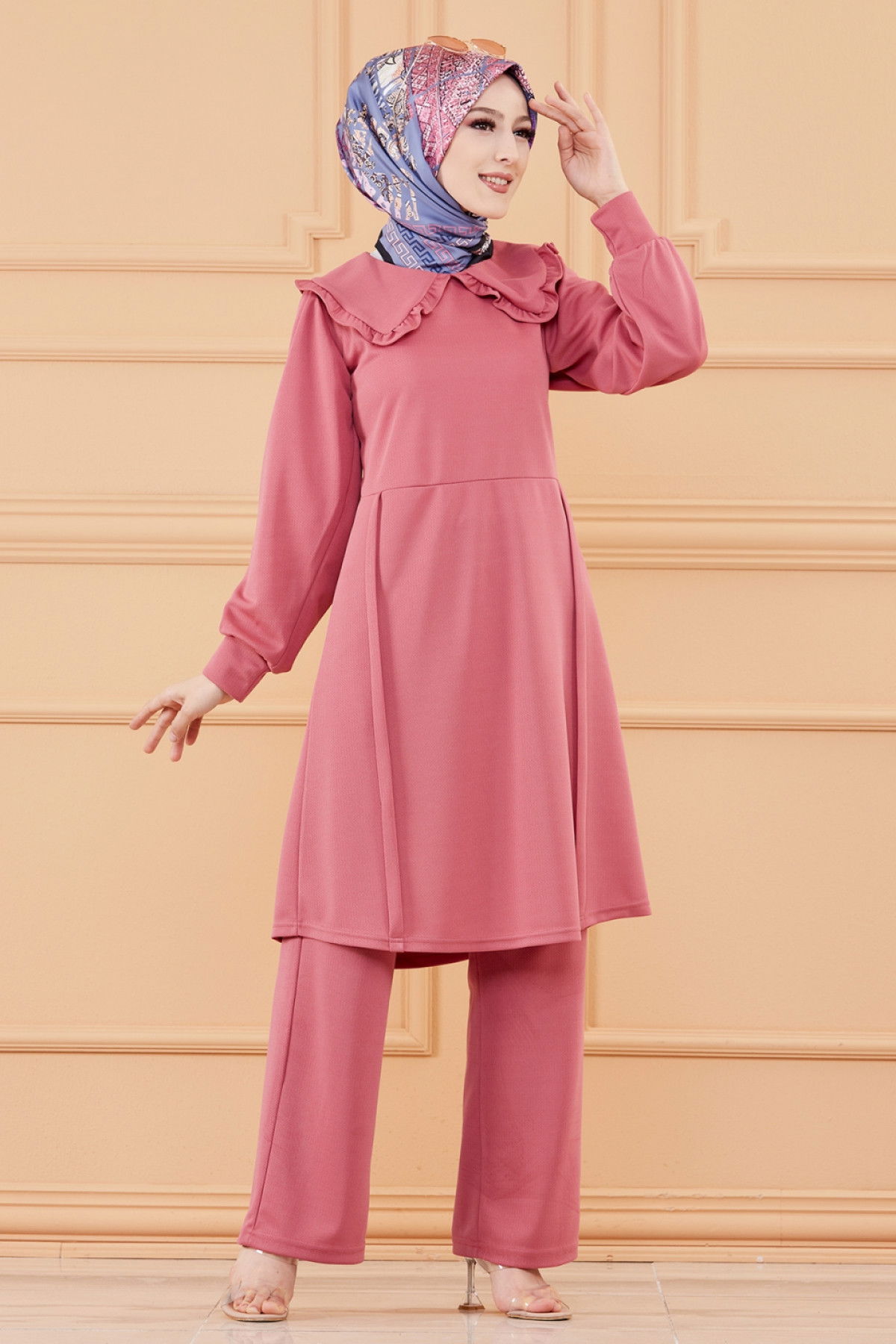 TUNIK PANTOLON Pembe - 3605