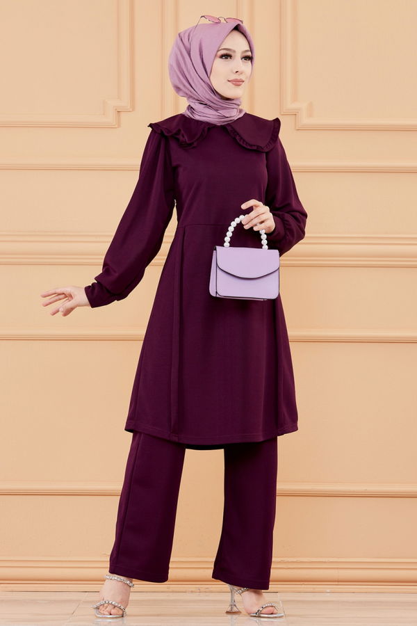 TUNIK PANTOLON Mürdüm - 3605