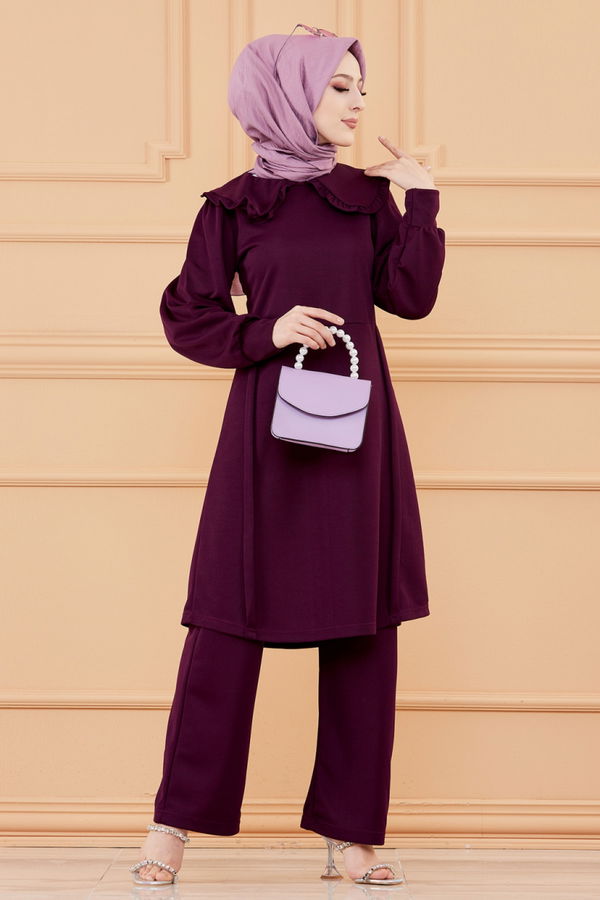 TUNIK PANTOLON Mürdüm - 3605