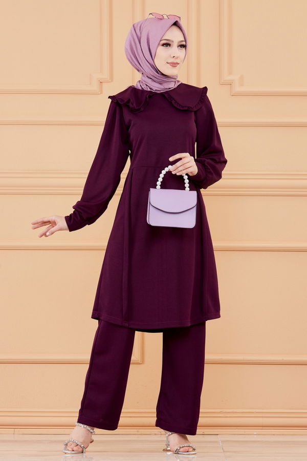TUNIK PANTOLON Mürdüm - 3605