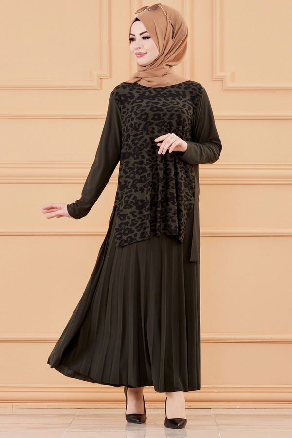TUNIK ETEK Haki - 20106