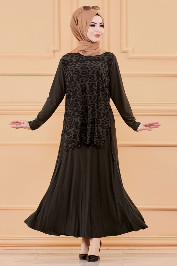 TUNIK ETEK Haki - 20106