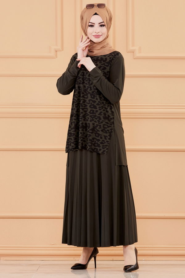 TUNIK ETEK Haki - 20106