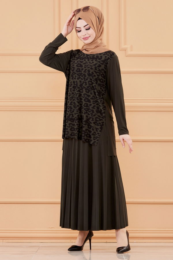 TUNIK ETEK Haki - 20106