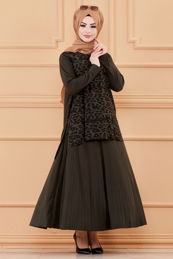 TUNIK ETEK Haki - 20106