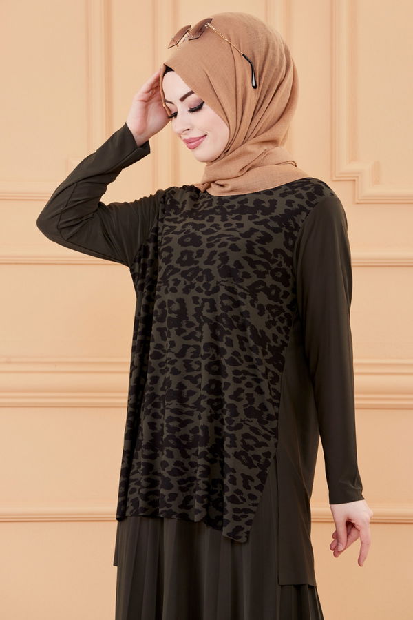 TUNIK ETEK Haki - 20106