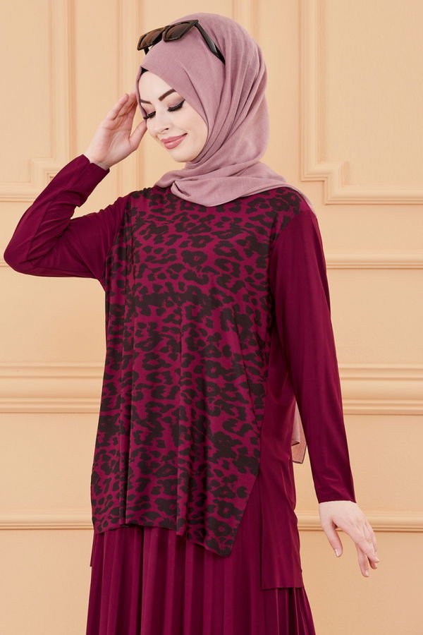TUNIK ETEK Mürdüm - 20106