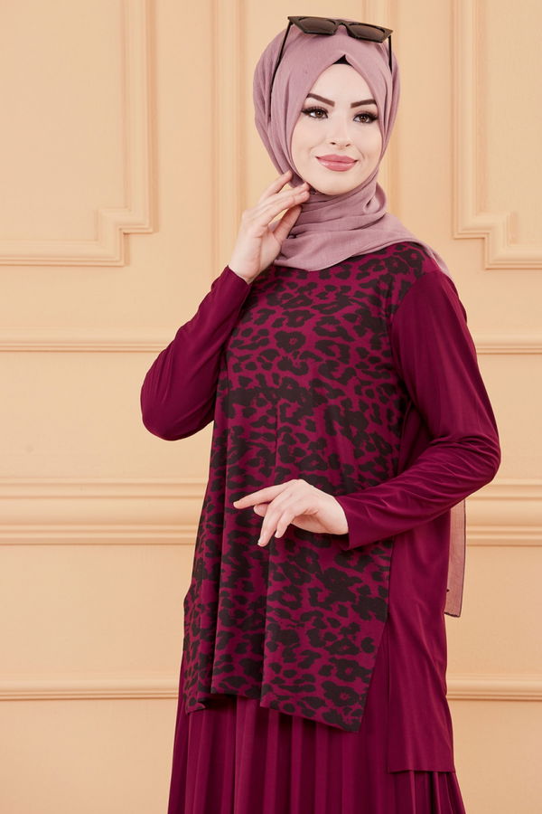TUNIK ETEK Mürdüm - 20106