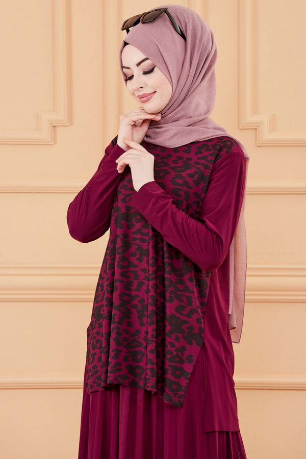 TUNIK ETEK Mürdüm - 20106