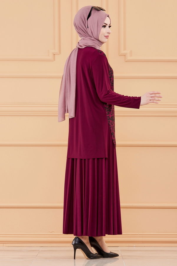 TUNIK ETEK Mürdüm - 20106