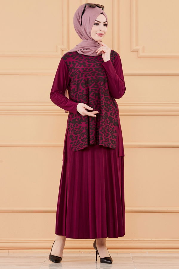 TUNIK ETEK Mürdüm - 20106