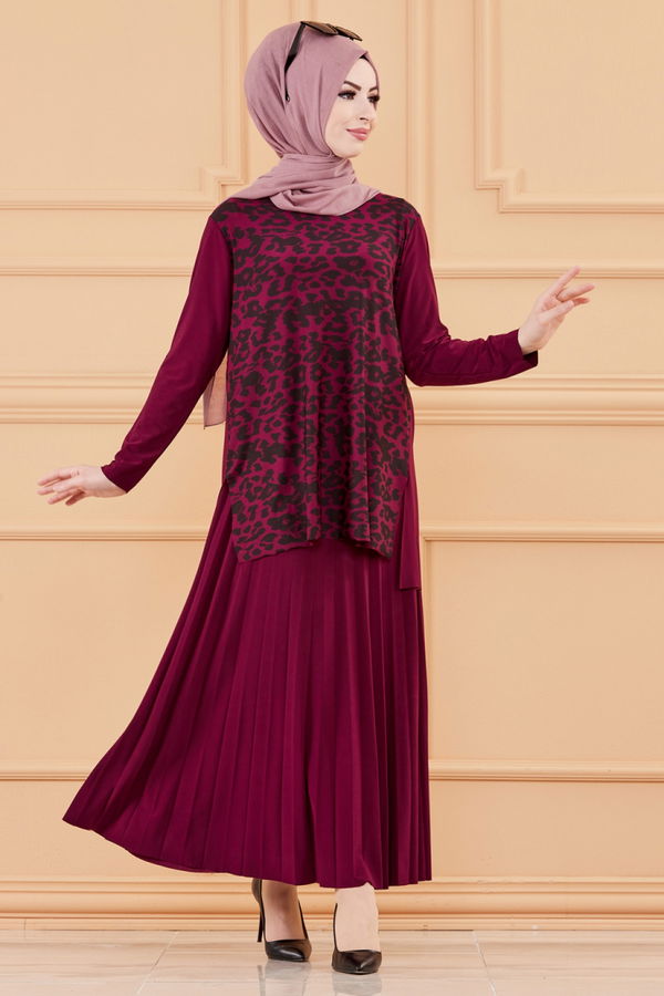 TUNIK ETEK Mürdüm - 20106