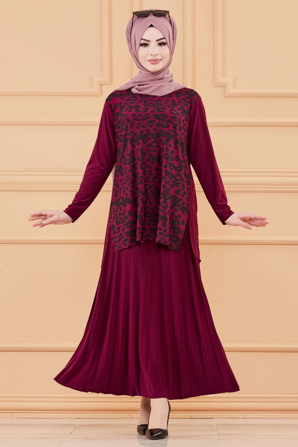 TUNIK ETEK Mürdüm - 20106