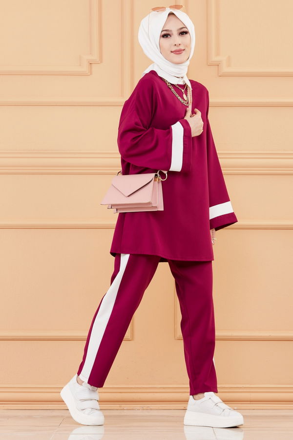 TUNIK PANTOLON Mürdüm - 3545