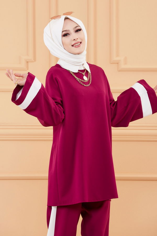 TUNIK PANTOLON Mürdüm - 3545
