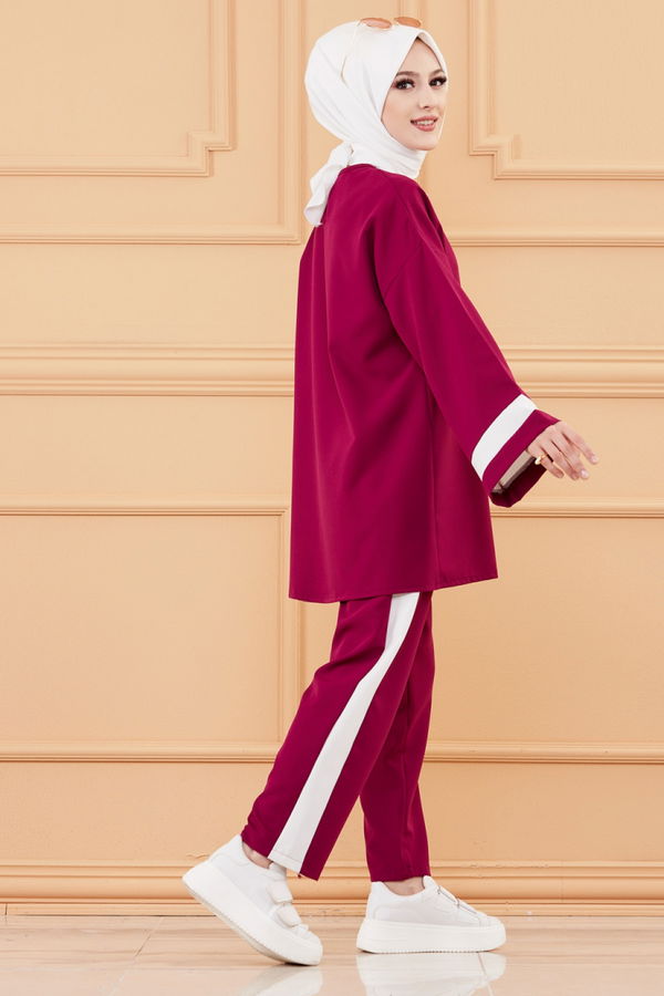 TUNIK PANTOLON Mürdüm - 3545