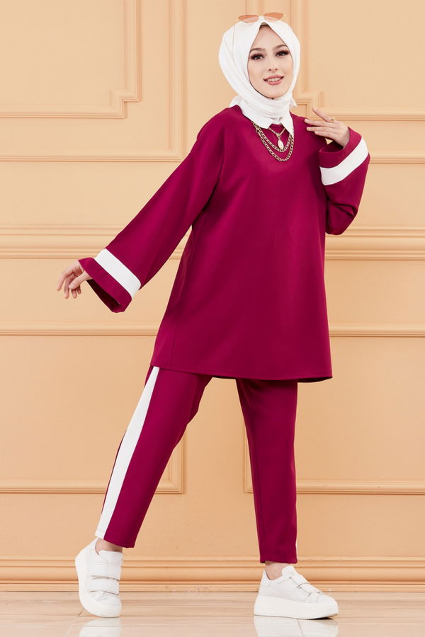 TUNIK PANTOLON Mürdüm - 3545