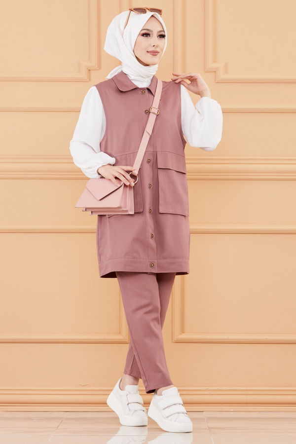 CEKET PANTOLON Pembe - 20117