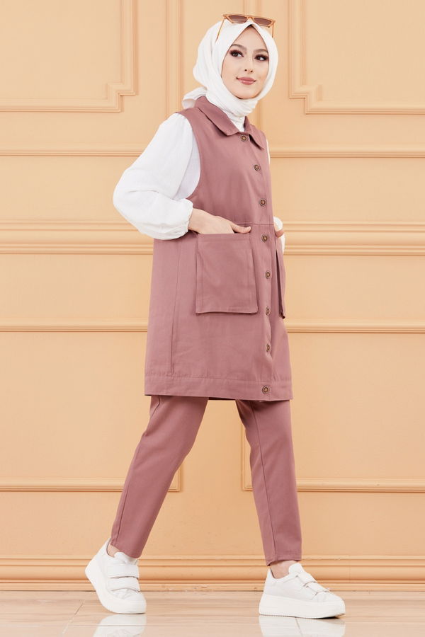 CEKET PANTOLON Pembe - 20117