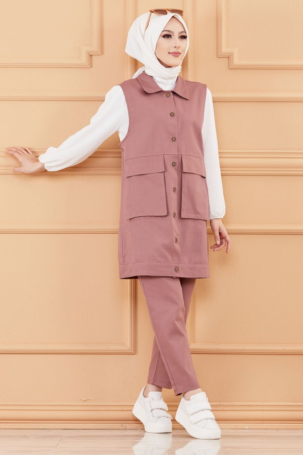 CEKET PANTOLON Pembe - 20117
