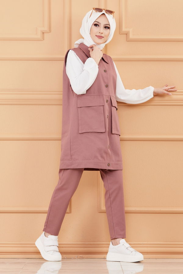 CEKET PANTOLON Pembe - 20117