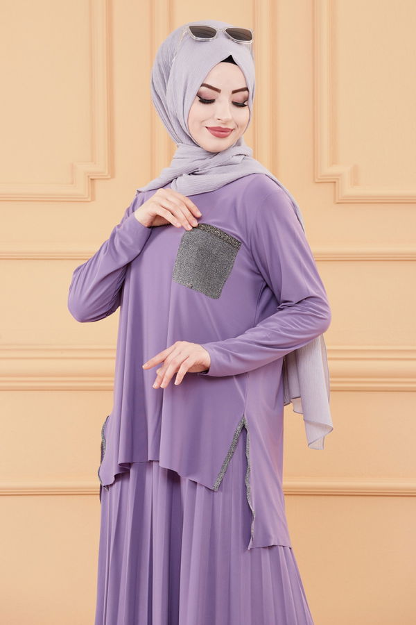 BLUZ ETEK Lila - 20122
