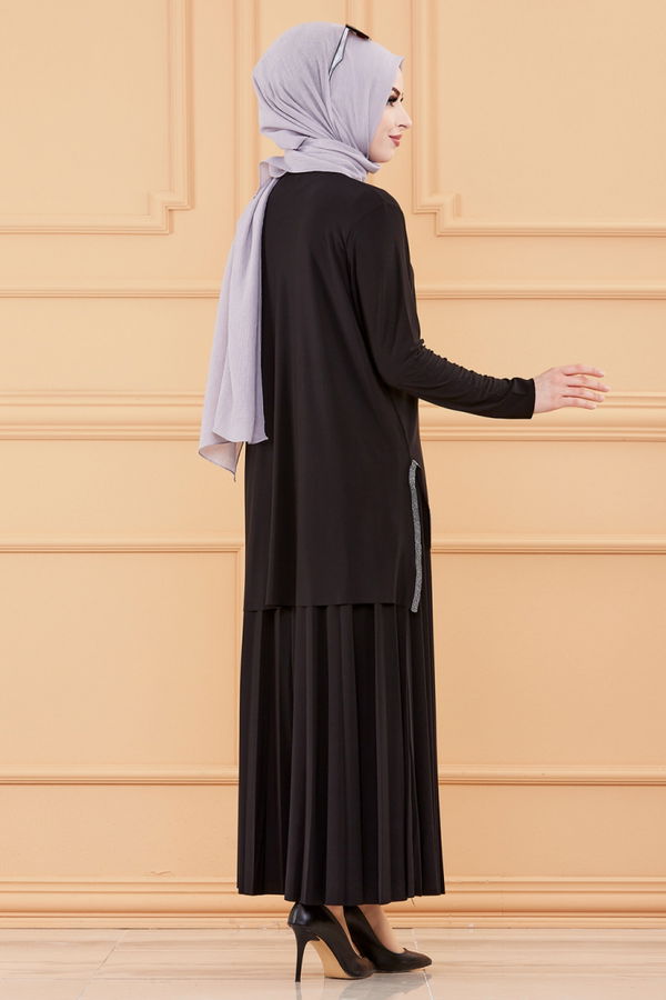 BLUZ ETEK Siyah - 20122 SİYAH