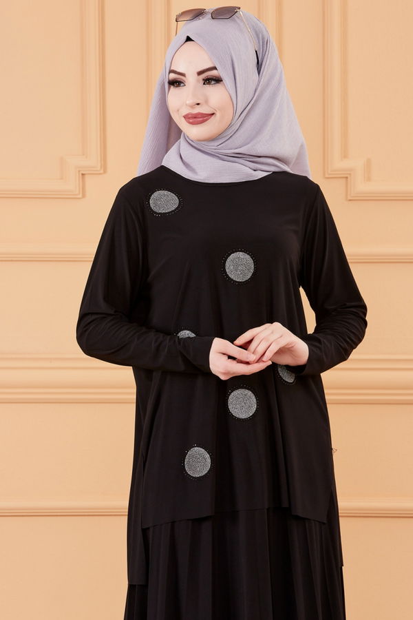 BLUZ ETEK Siyah - 20120 SİYAH