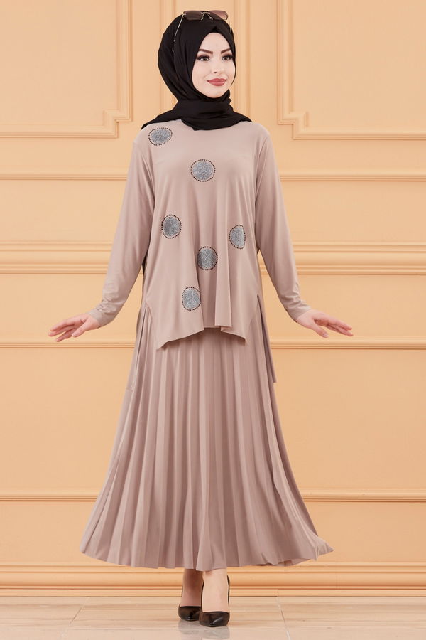 BLUZ ETEK Bej - 20120