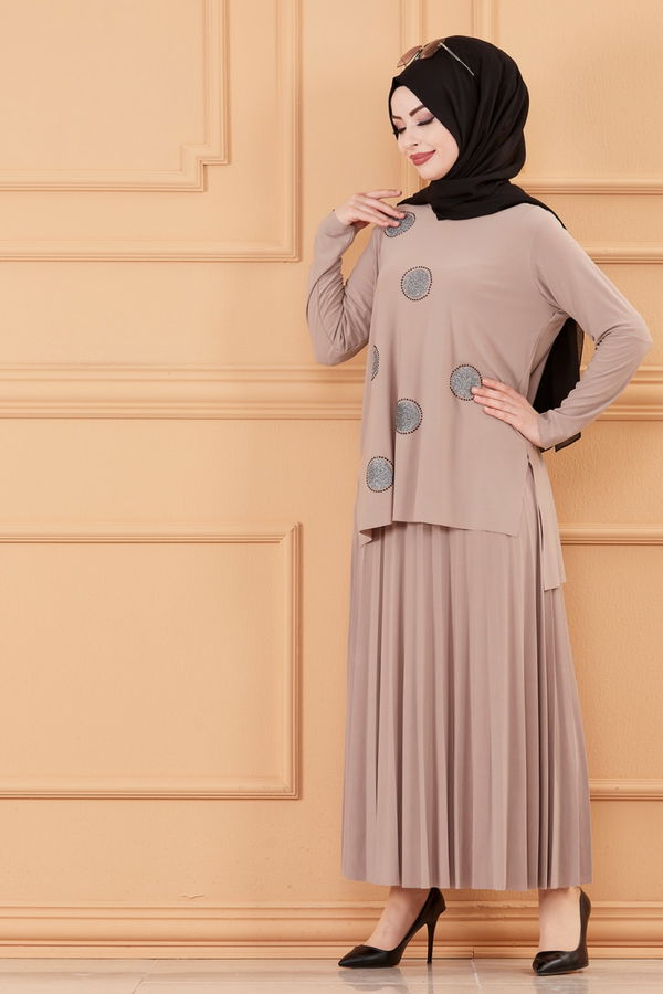 BLUZ ETEK Bej - 20120
