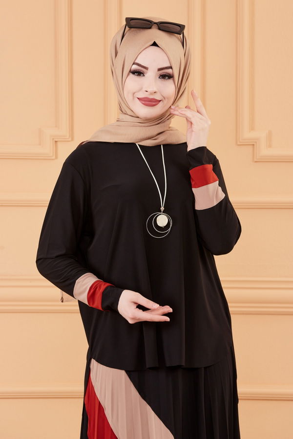 BLUZ ETEK Siyah - 20121