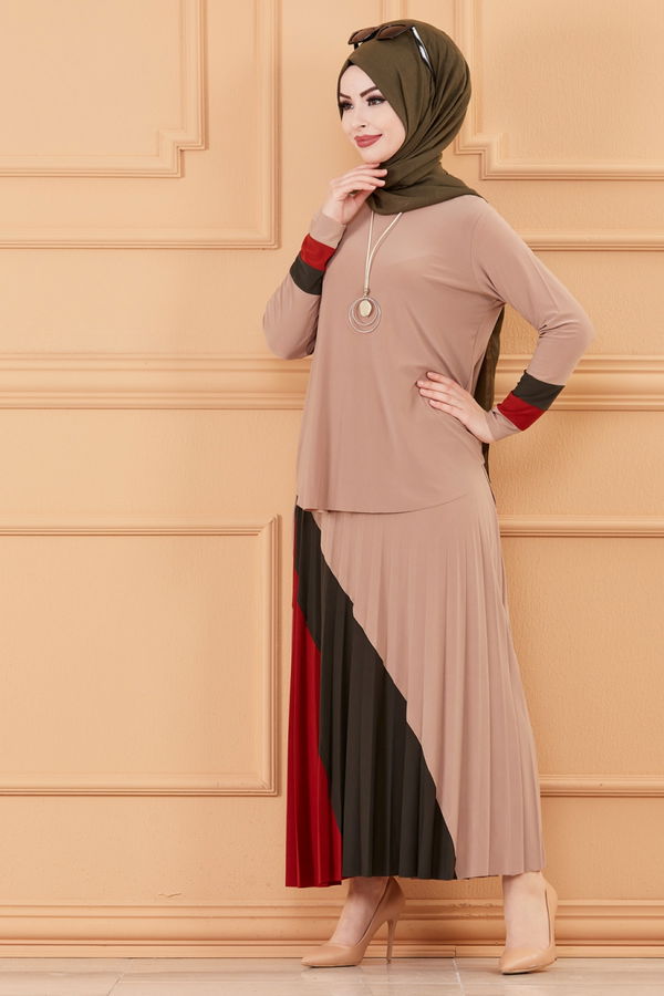 BLUZ ETEK Bej - 20121