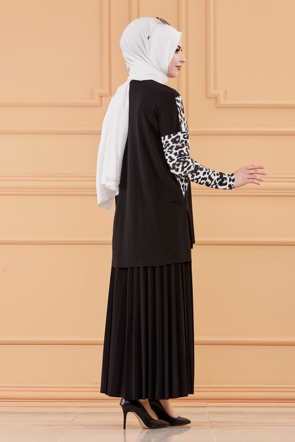 BLUZ ETEK Siyah - 20119 SİYAH