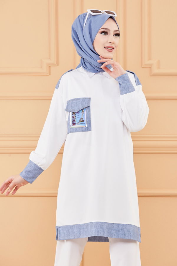 TUNIK PANTOLON Beyaz - 20127
