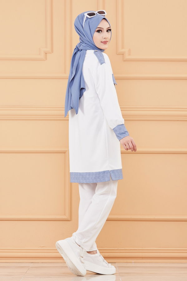 TUNIK PANTOLON Beyaz - 20127