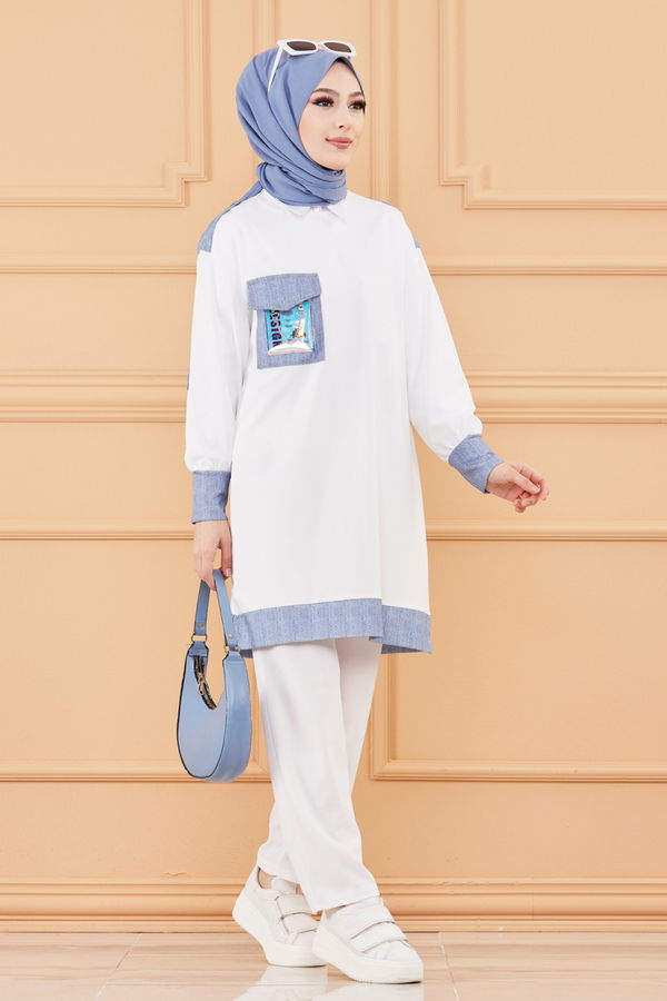 TUNIK PANTOLON Beyaz - 20127