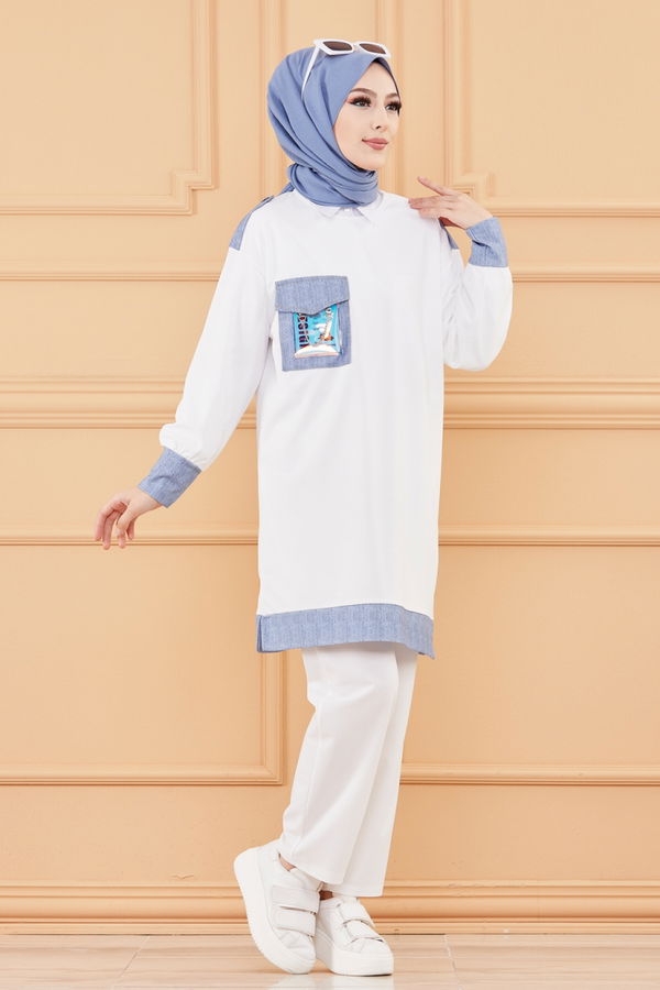 TUNIK PANTOLON Beyaz - 20127