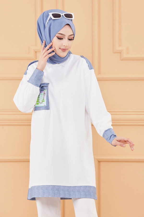 TUNIK PANTOLON Beyaz - 20127